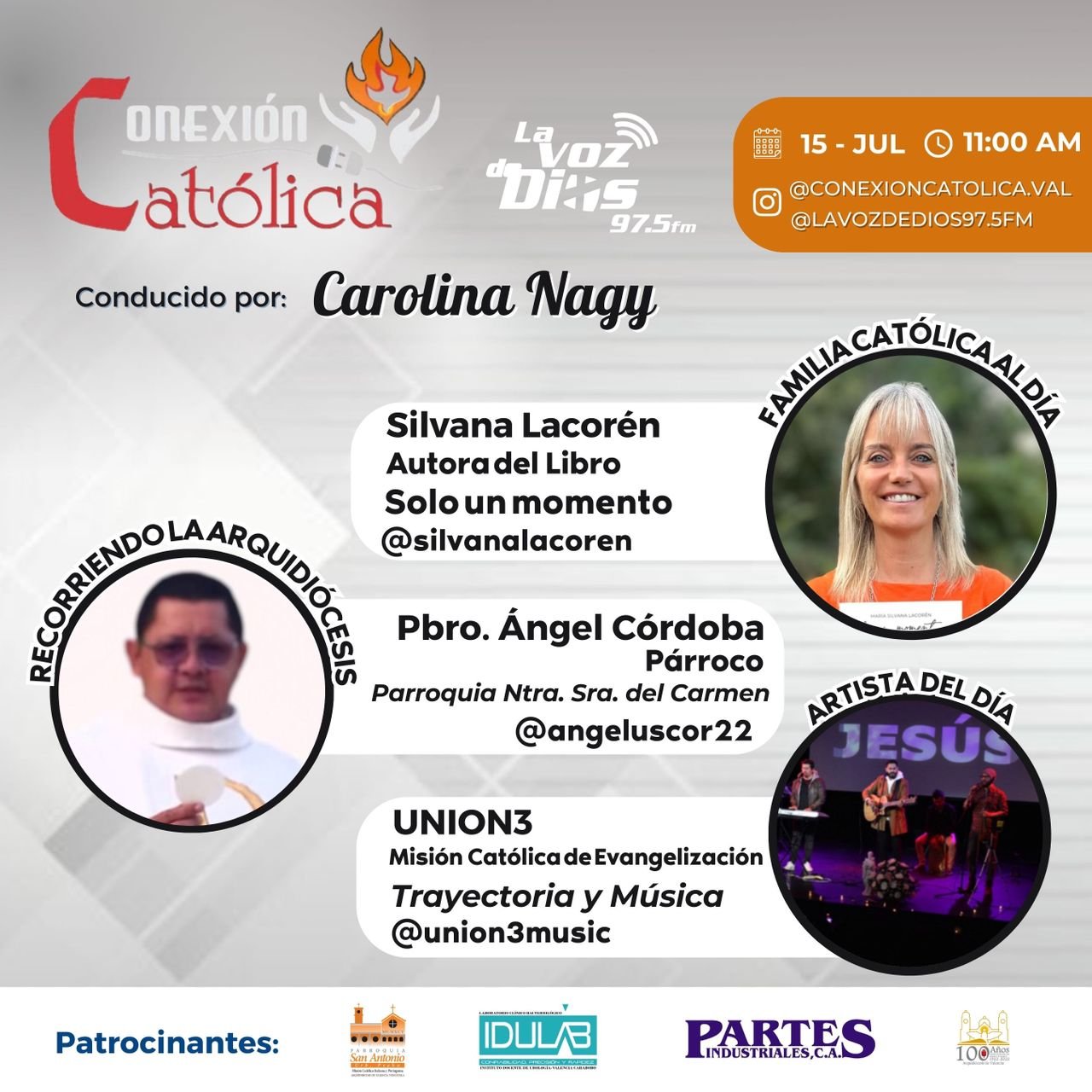 Entrevista radial en Conexión Católica