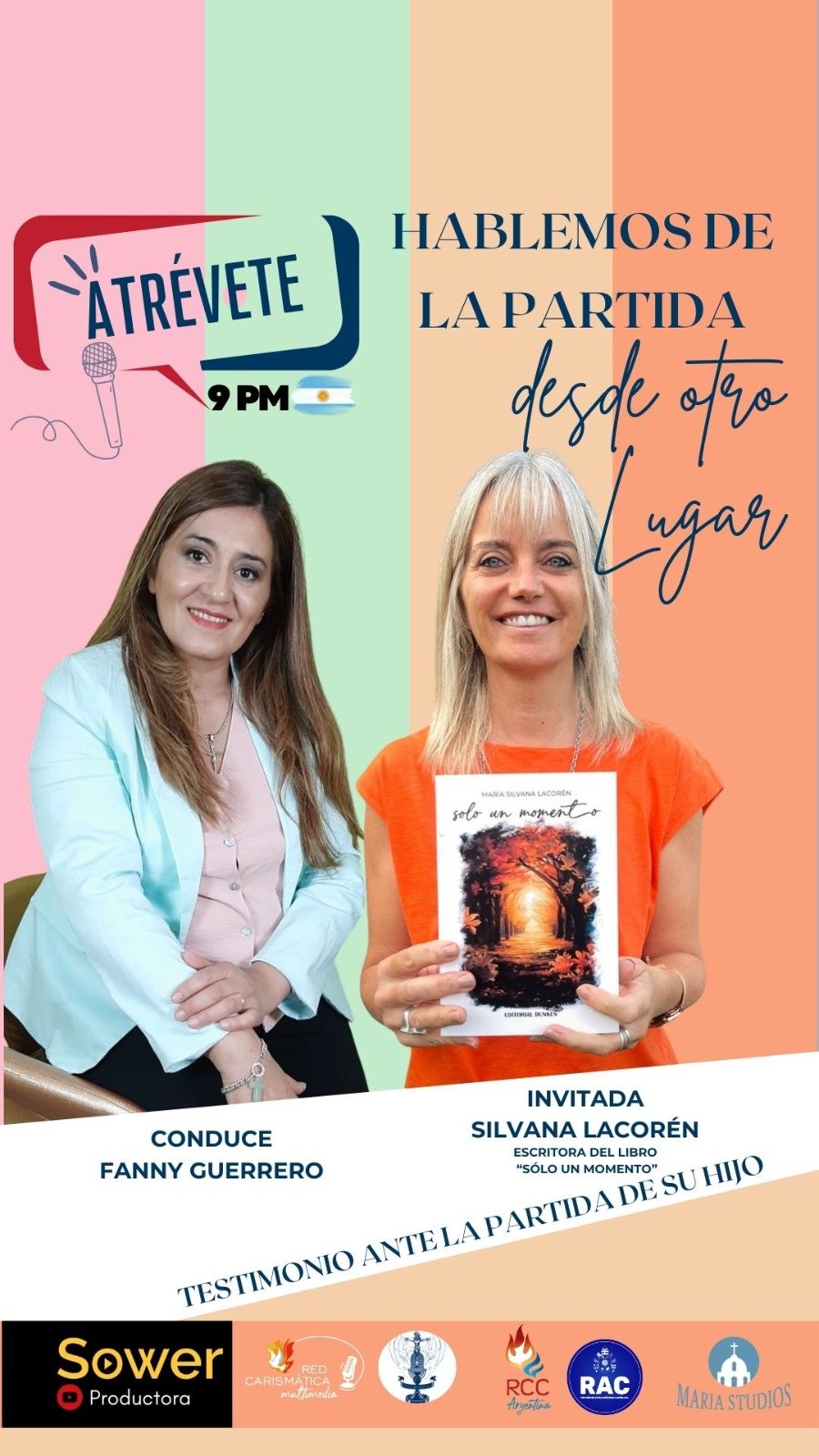 Entrevista testimonial y presentación del libro
